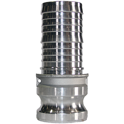 1.0-E-CS by Texcel | CAM & GROOVE COUPLING LINE | Type E | 1" Male Coupler x 1" Hose Shank | Carbon Steel