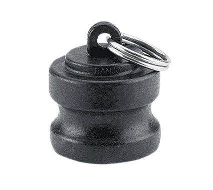 200PL by Banjo | Cam Lever Coupling | 2" Plug | Female Coupler | 225 PSI | No Gasket | Polypropylene | Pack of 10