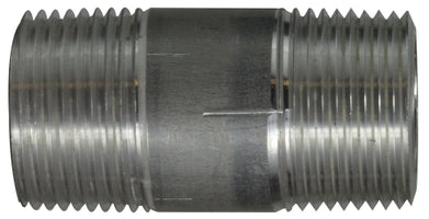 76080 by Midland | Nipple | 3/4" Thread x Close | Straight | Aluminum