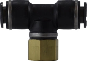 770806C by Midland | DOT Push-In Fitting | Female Branch | 1/2" Tube OD x 3/8 Female NPT | Tee | Composite Body
