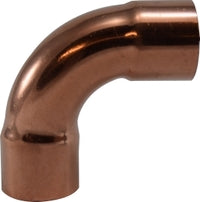 77139 (77-139) by Midland | Copper Fitting | Wrot Solder Joint | C x C | 1/8" ID x 1/4" OD | Long | 90° Elbow