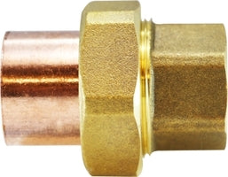 77607LF (77-607LF) by Midland | Lead Free Copper Fitting | Union | C x C | 1-1/2" ID x 1-1/2" ID | Straight