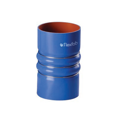 7755-0002 by FlexFab | 3-ply Charge Air Connector (CAC) Cold Side | 4.00" ID | 4.23" OD | 6" Overall Length