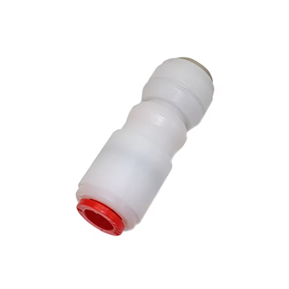 7992 10 00WP2 by Parker | Legris Single Non-Return Valve | 10 mm Tube Size | 57.5 mm Length | Straight | Acetal | Pack of 5