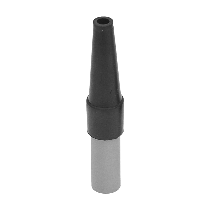 806C by Flexaust | 1-1/2" Bulk Pick-Up Nozzle | Neoprene / Plastic | 9" Length | Black