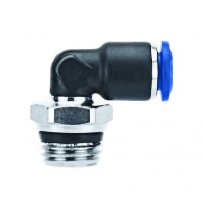 85110-06-04 by AIGNEP | 85 Series | Swivel Composite | 3/8" Tube x 1/4" Swift-Fit Male | 90° Elbow | Pack of 10