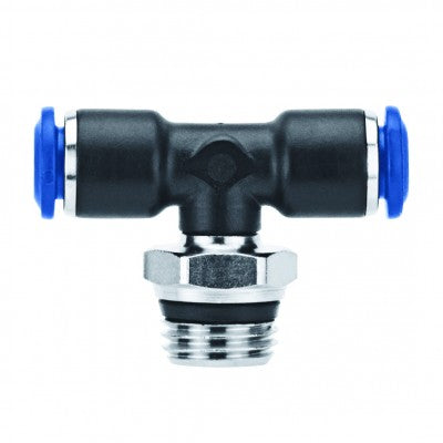 85210-04-32 by AIGNEP | 85 Series | Swivel Branch Composite | 1/4" Tube x 10/32 UNF Male | Tee | Pack of 10