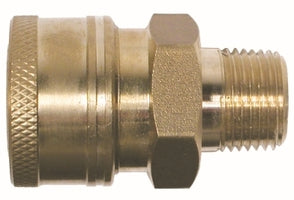 86031 by Midland | Quick Disconnect Coupler | 3/8" Male NPT | 3/8" Body Size | 4000 PSI | Brass
