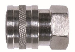 86035SS by Midland | Quick Disconnect Coupler | 1/4" Female NPT | 1/4" Body Size | 6000 PSI | Stainless Steel