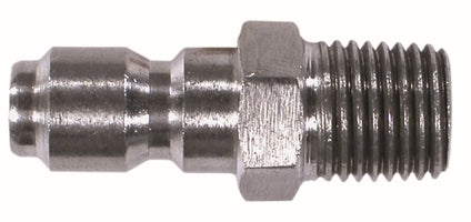 86040SS by Midland | Quick Disconnect Plug | 1/4" Male NPT | 1/4" Body Size | 6000 PSI | Stainless Steel