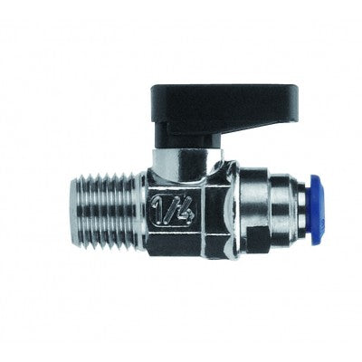 86330-04-04 by AIGNEP | Ball Valves Series | Ball Valve | 1/4" Tube x 1/4" Male NPTF