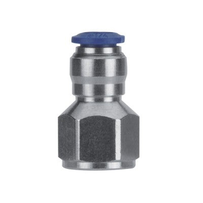 88030-02-02 by AIGNEP | 87 / 88 Series | Female Metal Release Collet | 1/8" Tube x 1/8" Female NPTF | Straight | Pack of 10