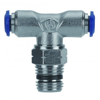 88210-06-06 by AIGNEP | 87 / 88 Series | Swivel Male Branch | 3/8" Tube x 3/8" Male NPTF | Tee | Pack of 10