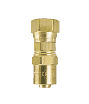 8D9-S by ZSi-Foster | Reusable Hose Fitting | Female Swivel w/ Nut | 3/8" ID x 11/16" OD | Swivel | Brass/Steel