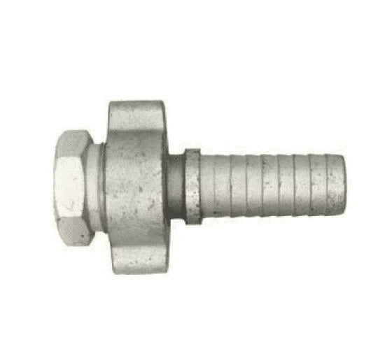 90000101 (GJF50) by PT-Coupling | Ground Joint Coupling with Female Spud | 1/2" Clamp Size | Plated Ductile Iron with Copper Seat