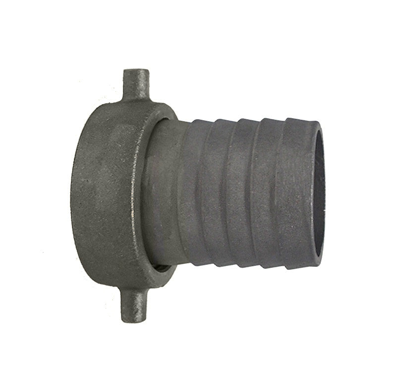 90070015 (PL15-MFSM) by PT-Coupling | 1-1/2" Discharge & Suction Hose Coupling | Female Shank | Plated Ductile Iron with Plated Ductile Iron Swivel Nut & Gasket