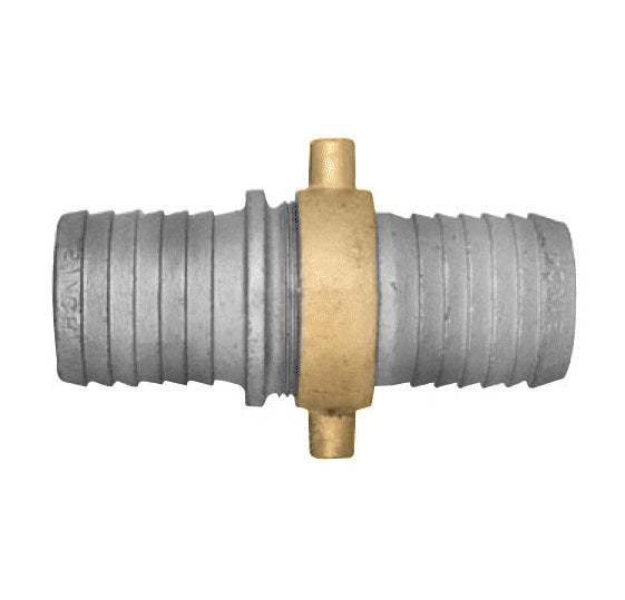 90110020 (PL20-AB) by PT-Coupling | 2" Discharge & Suction Hose Coupling | Complete Set | Aluminum with Brass Swivel Nut & Gasket