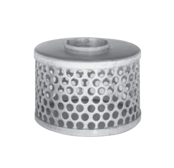 90180060 (SHS600 STRAINER) by PT-Coupling | 6" Pump Suction Strainer | Round Hole Type | Plated Carbon Steel