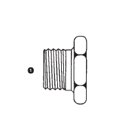 9030M-24x1.5 by AdaptAll | 24mm Metric Hex Plug | Carbon Steel