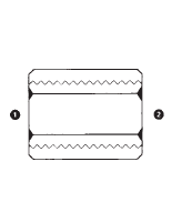 9043-32-32 by AdaptAll | -32 Female BSP Solid x -32 Female BSP | Solid Adapter | Carbon Steel