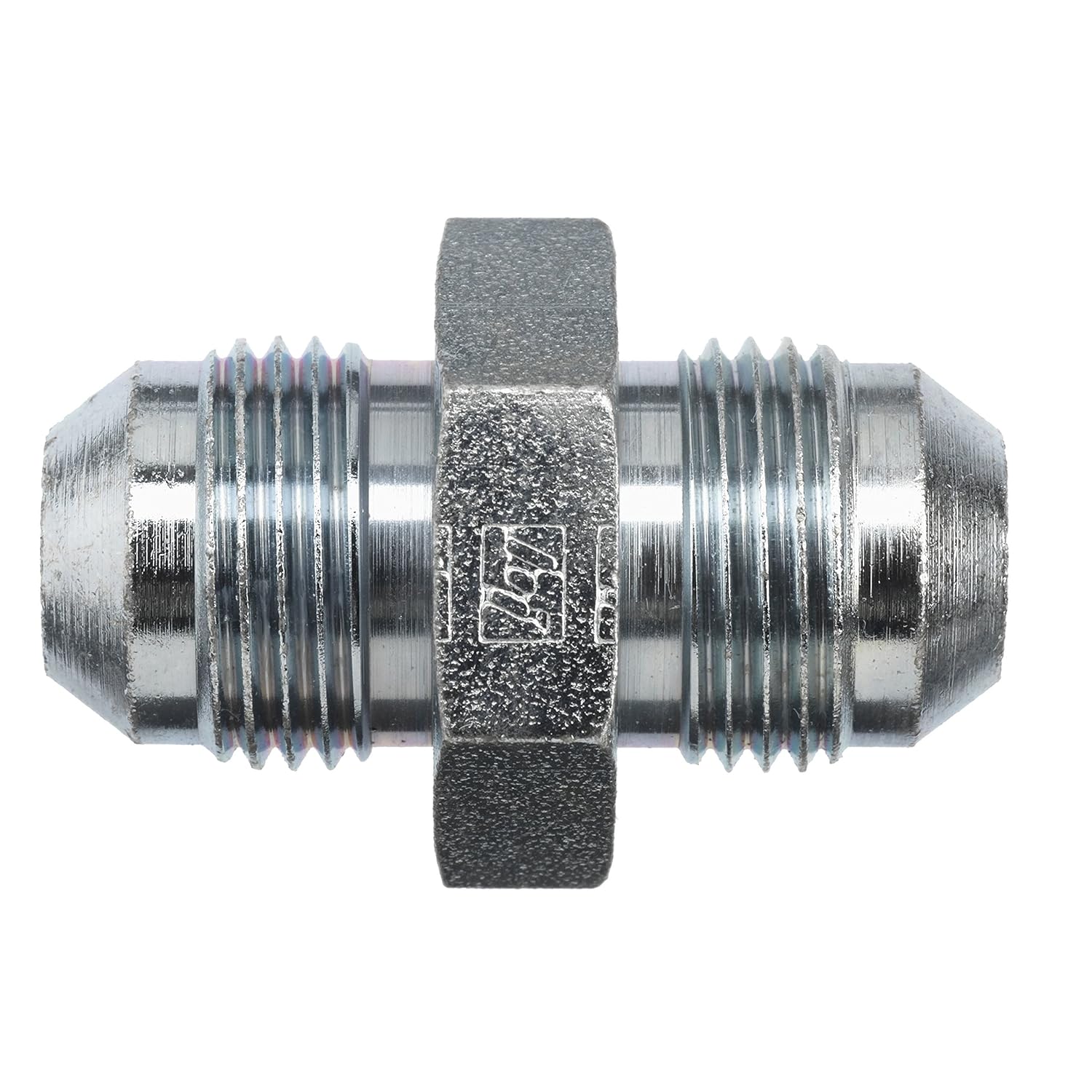 2403-LH-12-08 by Brennan Inc. | -12 Male JIC x -08 Male JIC | Straight | Large Hex | Steel