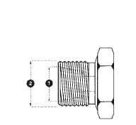 9248-35-45 by AdaptAll | -35 Tube x -45 Kobelco Tube Plug | Carbon Steel