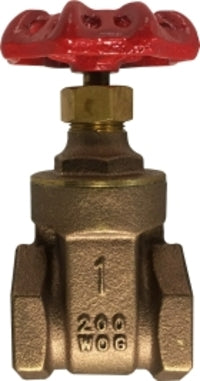 940135 by Midland | Gate Valve IPS | 1-1/4" Female Pipe x 1-1/4" Female Pipe | Brass