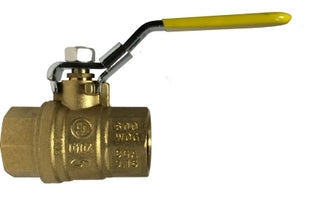 940171L by Midland | Full Port Locking Handle Ball Valve | 1/4" Female NPT x 1/4" Female NPT | Brass