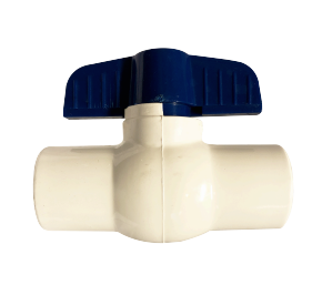 940282 by Midland | Full Port Ball Valve | 3/4" Socket Slip x 3/4" Socket Slip | White CPVC