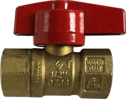 943212 by Midland | Italian Gas Ball Valve | 1/2" Female IPS x 1/2" Female IPS | Brass