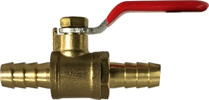 944134 by Midland | Forged Mini Ball Valve | 3/8" Hose Barb x 3/8" Hose Barb | Brass