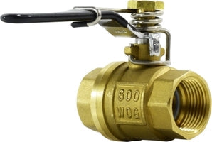 947105 by Midland | Spring Lever Handle Ball Valve | 1" Female NPT x 1" Female NPT | Brass