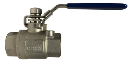 949173 "949-173" by Midland | Full Port Two-Piece Ball Valve | Locking Handle | 1/2" Female NPT x 1/2" Female NPT | 2000 PSI | 316 Stainless Steel