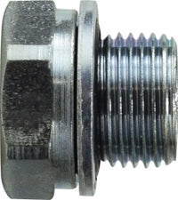 9522P4 by Midland | Hydraulic Hex Head Plug | 1/4-19 Male BSPP | Steel