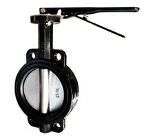 9650L12 by Midland | Butterfly Valve | 12" Wafer Style | Lever Operated | Ductile Iron Disc/Buna-N Seat