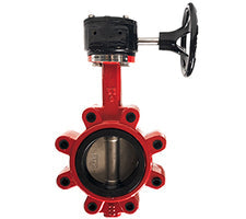 9660G3 by Midland | Butterfly Valve | 3" Lug Pattern | Gear Operated | Ductile Iron Disc/Buna-N Seat