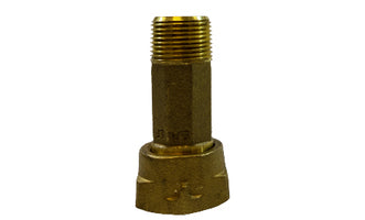 970257 by Midland | Lead Free Water Meter Coupling | 1-1/2" | Straight | Brass