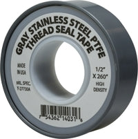982136 by Midland | Tape | 1/2" Wide | 520" Length | Grey | Stainless Steel