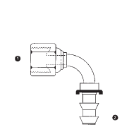9910-16-16 by AdaptAll | -16 Female BSPP Swivel x -16 Push-on Hose Barb | 90° Elbow | Carbon Steel