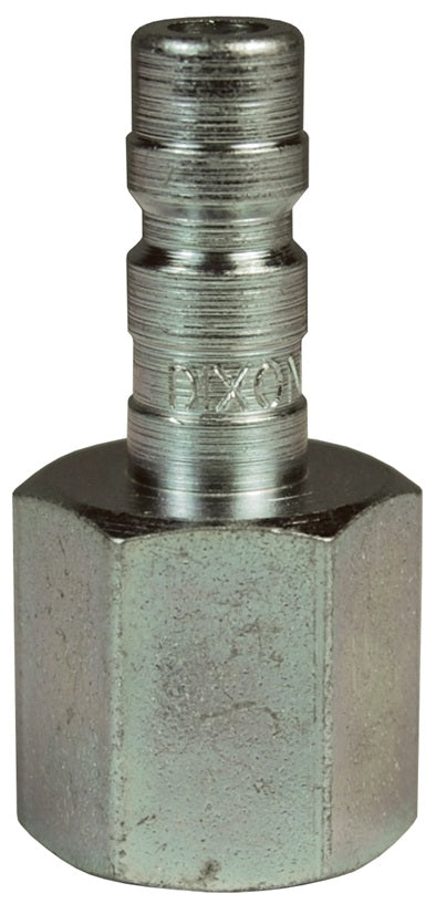 A2F2 by Dixon Valve | Pneumatic Quick Disconnect Coupling | A-Series | 1/4" Female NPTF x 1/4" Body Size | Compact Plug | Steel