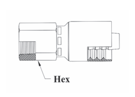 A02-4x4 by Couplamatic | A Series Coupling | 1/4" Hose ID x 1/4-18 Thread Female Solid NPTF | Straight