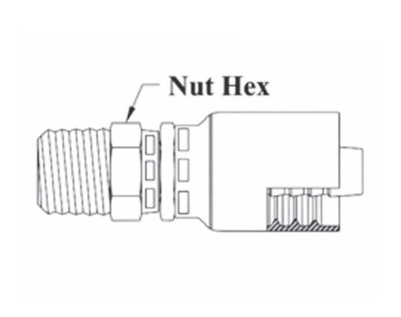 A04-6x8 by Couplamatic | A Series Coupling | 3/8" Hose ID x 1/2-14 Thread Male Swivel NPTF | Straight