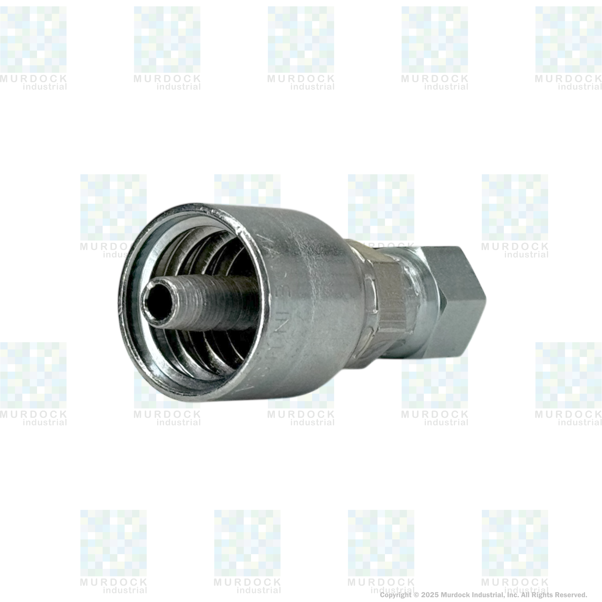 A09-6x6 by Couplamatic | A Series Coupling | 3/8" Hose ID x 9/16x18 Thread JIC 37° Female Swivel | Straight