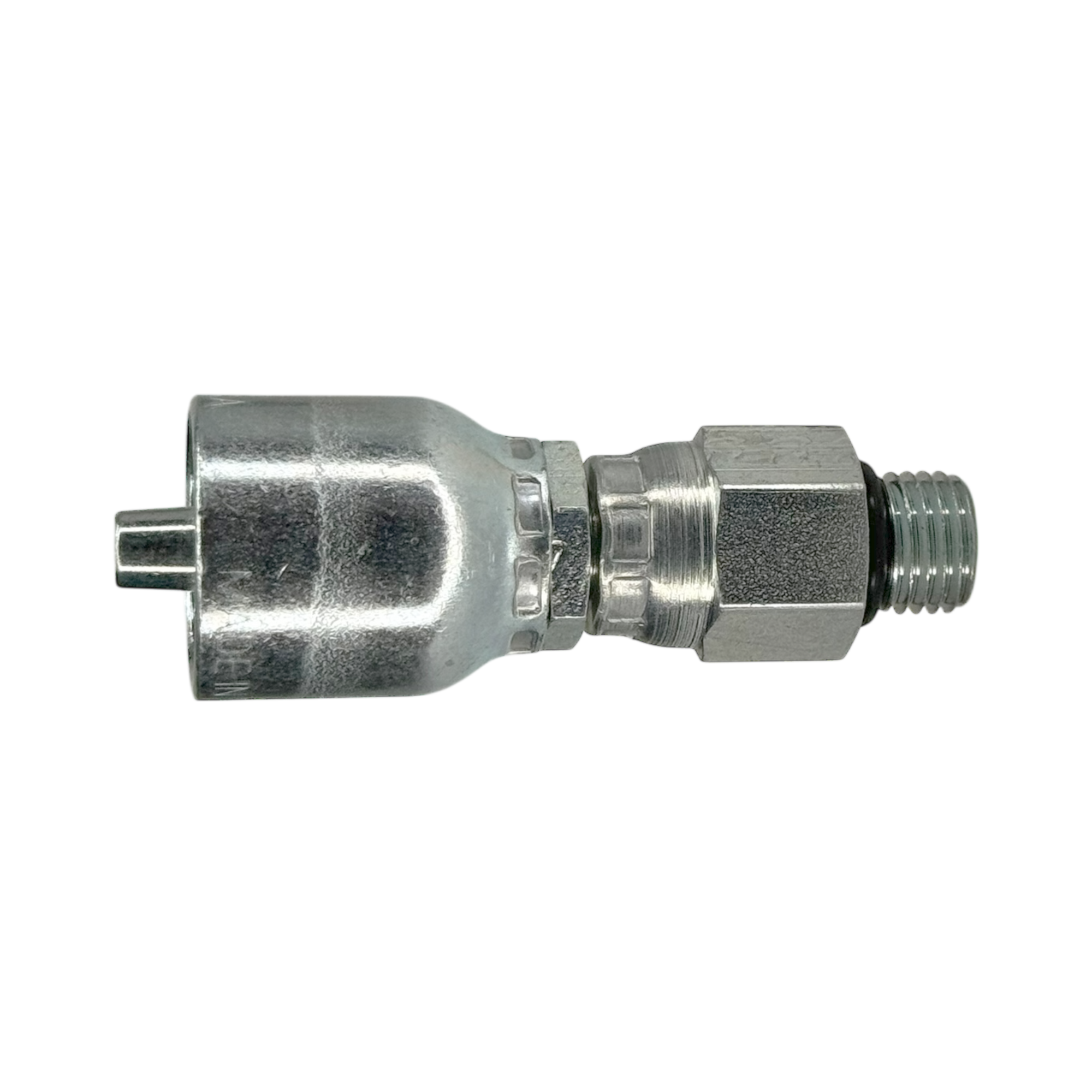 A12-4x4 by Couplamatic | A Series Coupling | 1/4" Hose ID x 7/16x20 Thread ORB Male Swivel | Straight
