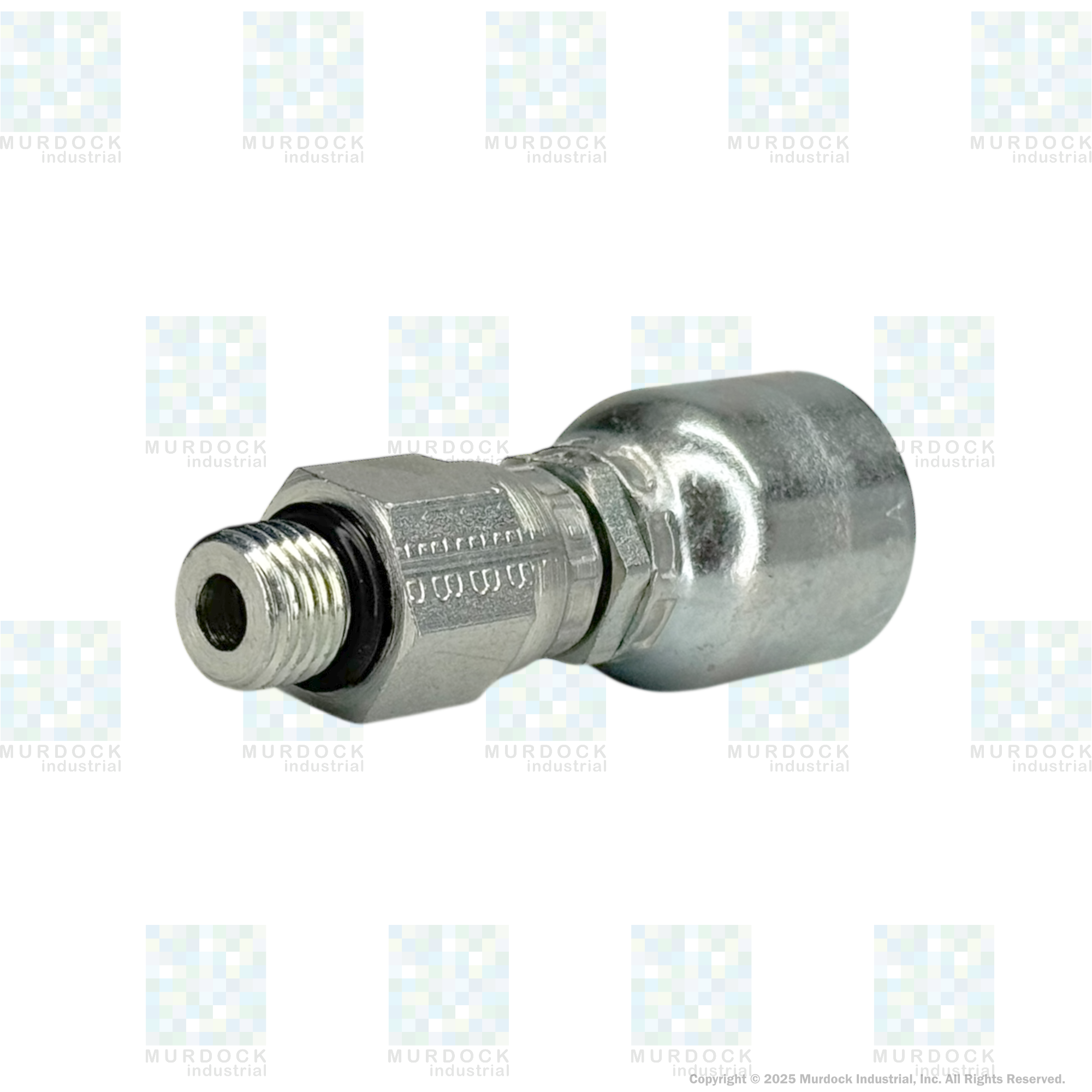 A12-4x4 by Couplamatic | A Series Coupling | 1/4" Hose ID x 7/16x20 Thread ORB Male Swivel | Straight