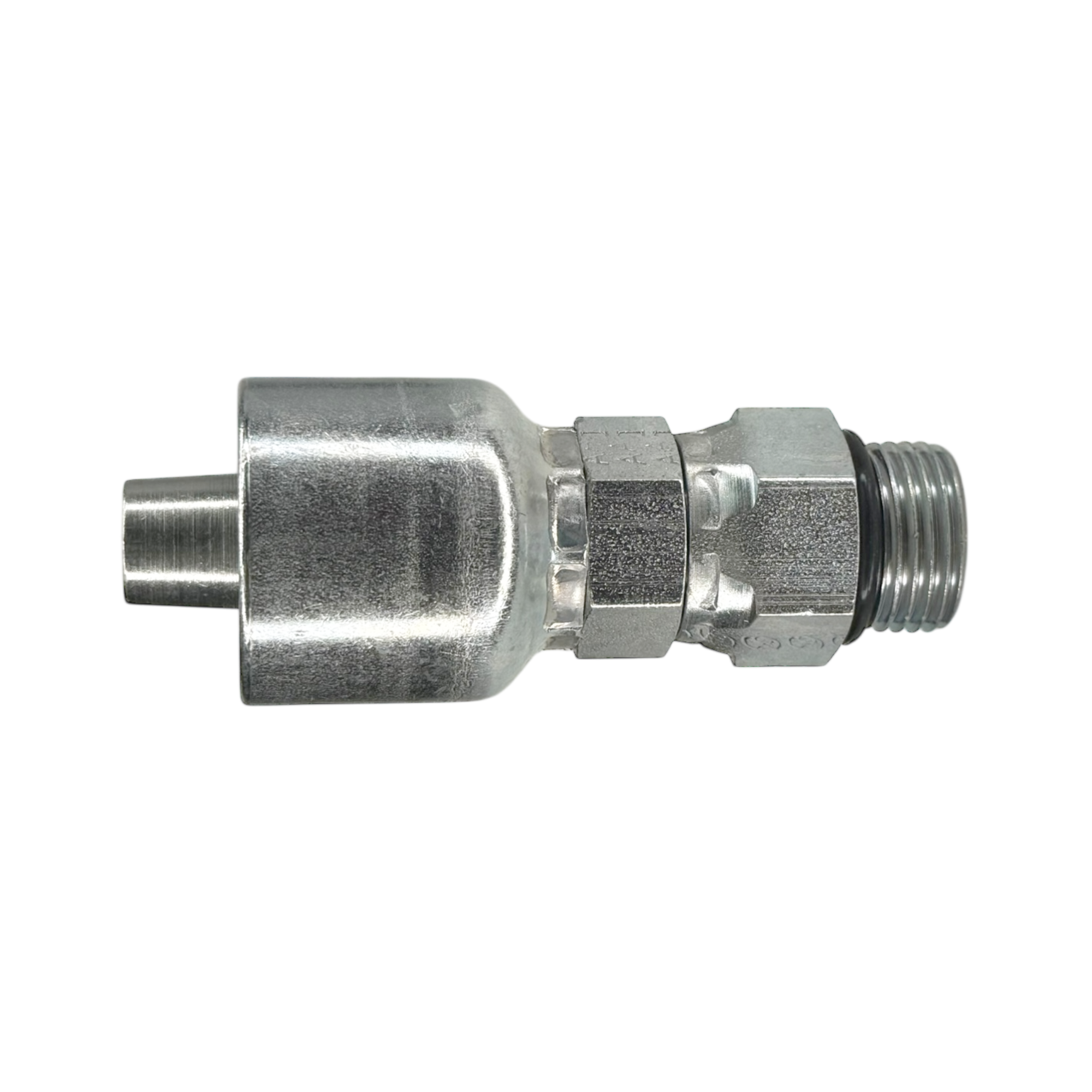 A12-8x8 by Couplamatic | A Series Coupling | 1/2" Hose ID x 3/4x16 Thread ORB Male Swivel | Straight