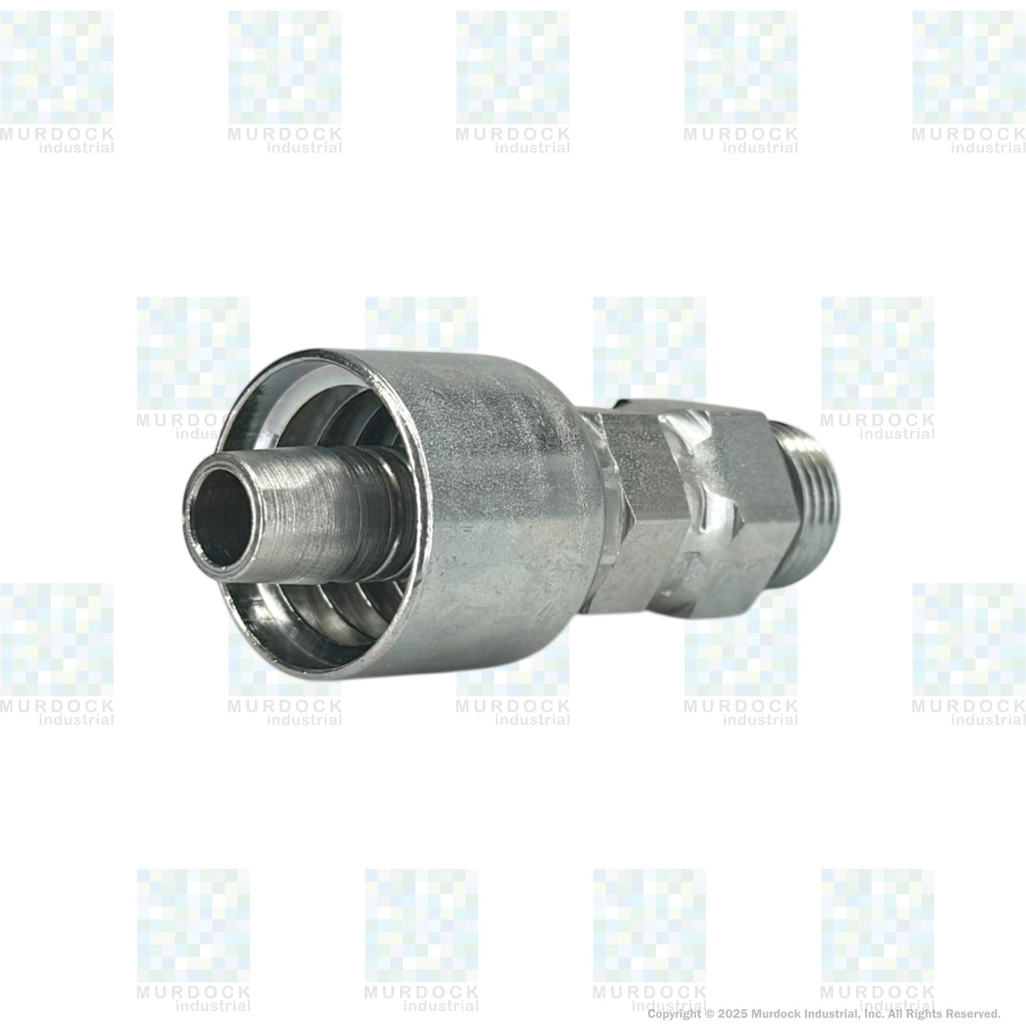 A12-8x8 by Couplamatic | A Series Coupling | 1/2" Hose ID x 3/4x16 Thread ORB Male Swivel | Straight