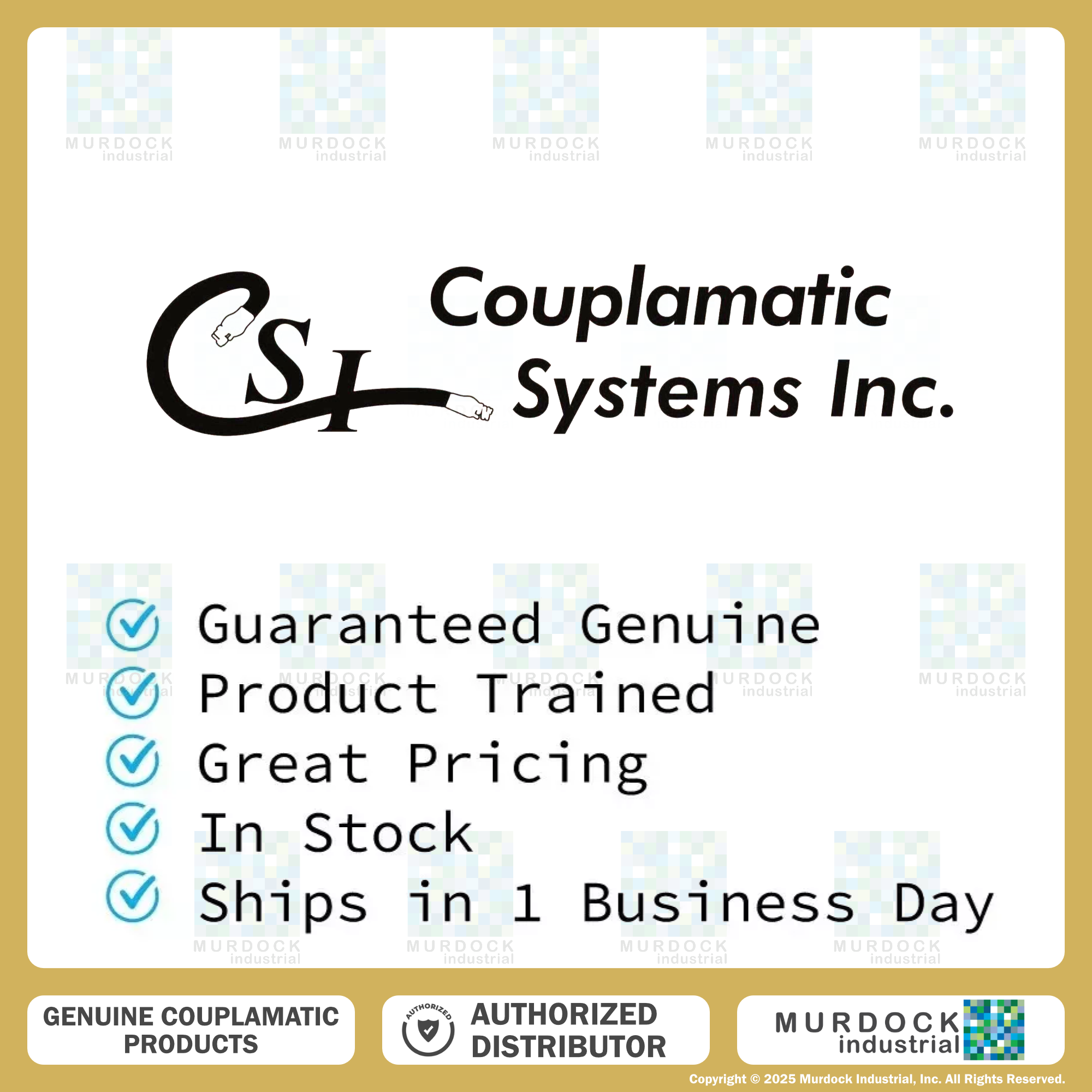 A30-8x8 by Couplamatic | A Series Coupling | 1/2" Hose ID x 13/16x16 Thread O-Ring Face Seal | ORF Female Swivel | Straight