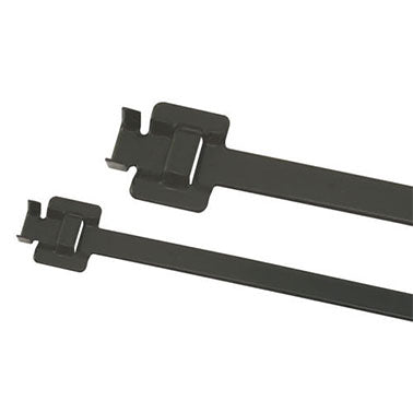 AE1148 by Band-It | Reusable AE Tie | 1/4" Width | 18" Length | 0.045" Thickness | PPA 571 Coated | 316 Stainless Steel |100/Bag