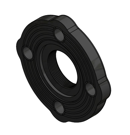 AF201 by Banjo | IBC Tank Accessories | 2" ANSI Flange-Mach F/Nalco | Polypropylene